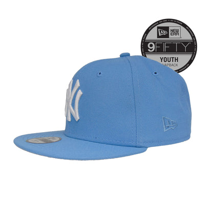 YOUTH New York Yankees 9FIFTY New Era Cap WS2009 Sky sky blue Back View