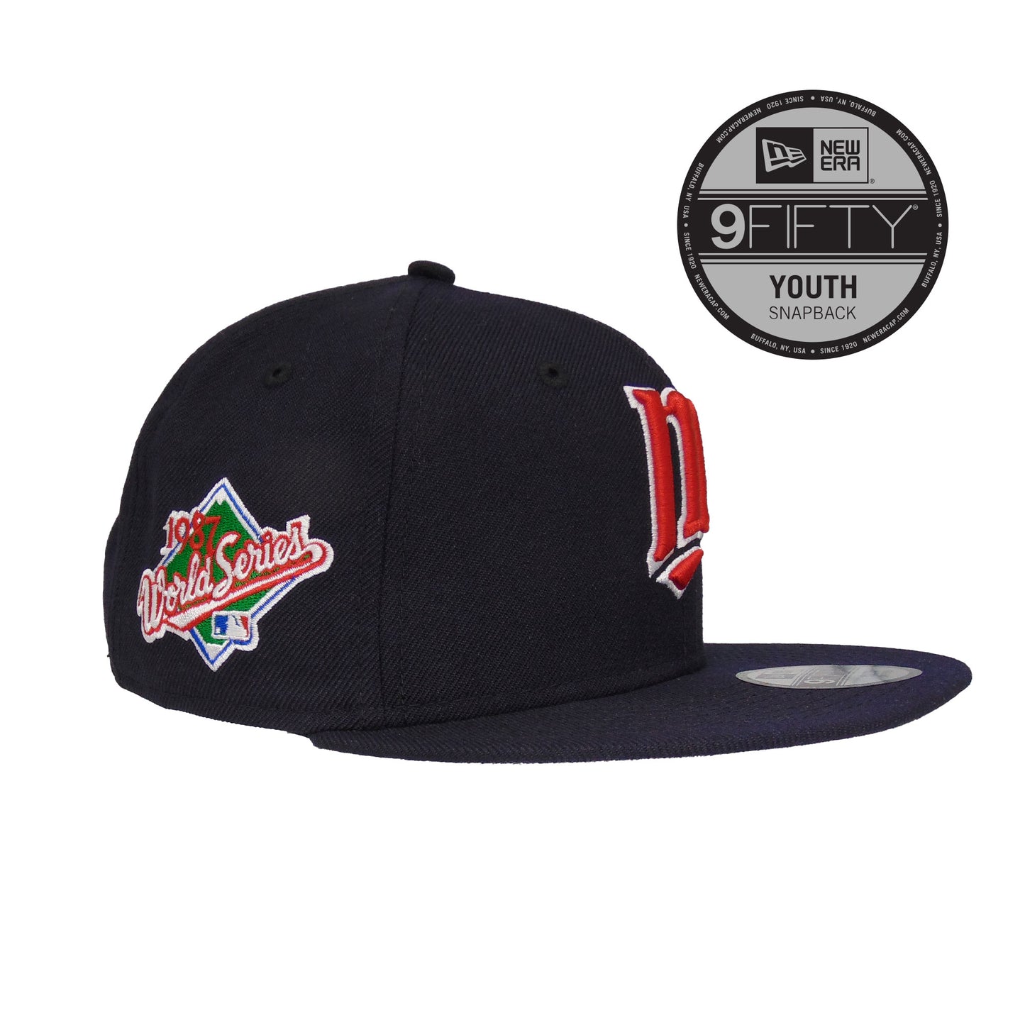 YOUTH Minnesota Twins Custom 9FIFTY New Era Cap WS87 Navy