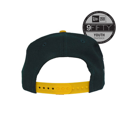 YOUTH Oakland Athletics JF Custom 9FIFTY New Era Cap WS1913 green
yellow Undervisor View