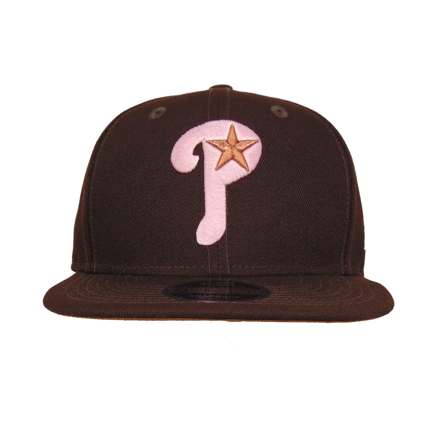 Philadelphia Phillies Custom New Era Cap Brown