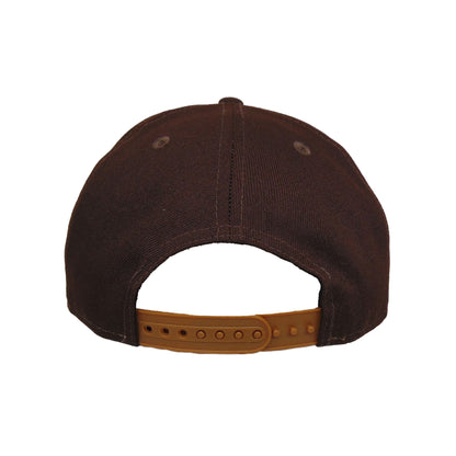Philadelphia Phillies Custom New Era 9FIFTY Cap Brown brown
peanut Back View