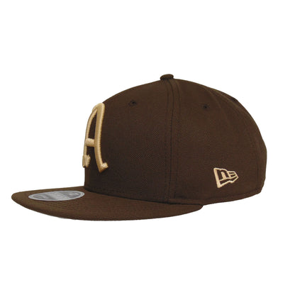 Philadelphia Athletics New Era 9FIFTY Adjustable Cap Brown dark green Side View