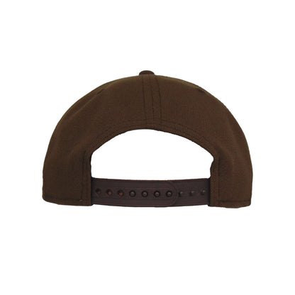 Philadelphia Athletics New Era 9FIFTY Adjustable Cap Brown dark green Back View
