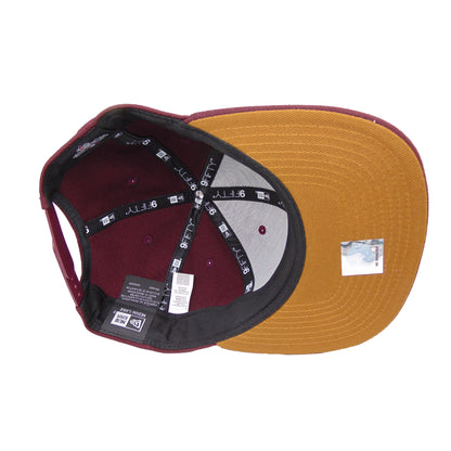 Miami Beach Flamingos Jf Custom 9FIFTy New Era Cap Maroon maroon
pink Undervisor View