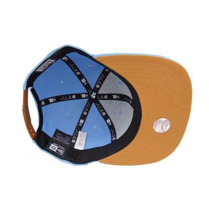 Toronto Blue Jays Custom 9FIFTY New Era Cap Birdseye light blue Undervisor View
