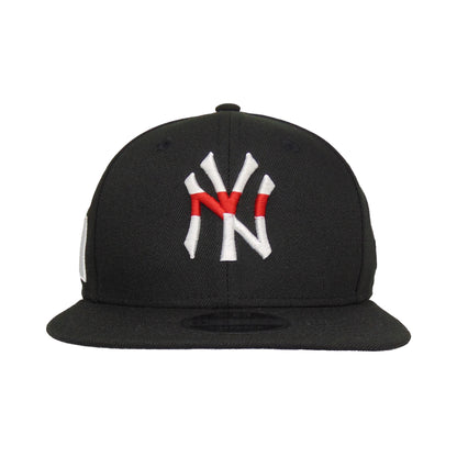 New York Yankees JF Custom 9FIFTY New Era Cap Japan Black black Front View