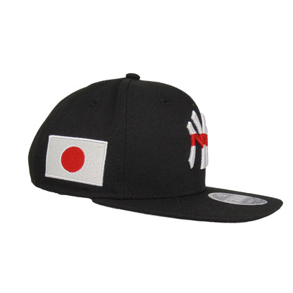 New York Yankees JF Custom 9FIFTY New Era Cap Japan Black black Side View