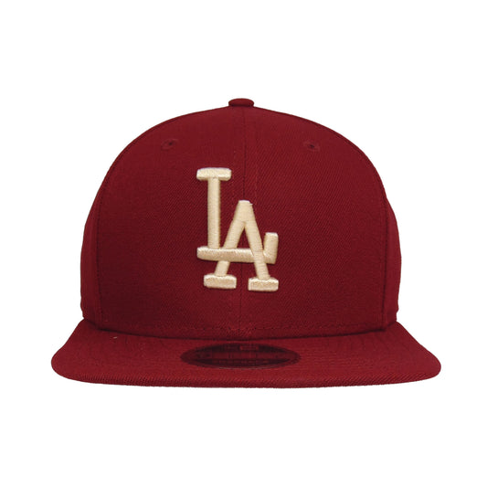Los Angeles Dodgers Custom 9FIFTY New Era Snap Back Cardinal