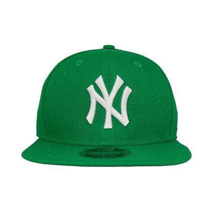 New York Yankees JF 9FIFTY New Era Cap kelly green Front View
