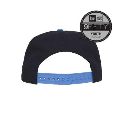 YOUTH Los Angeles Dodgers 9FIFTY New Era Snap Back Navy Sky blue
sky blue Back View