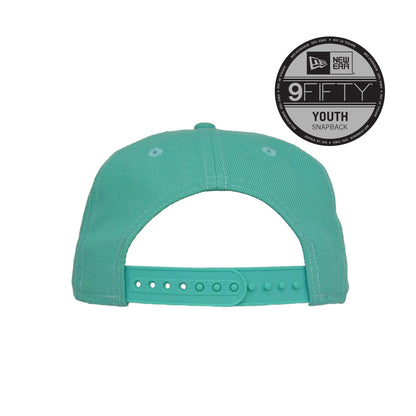 YOUTH San Diego Padres Custom 9FIFTY New Era Cap Teal floral teal Back View