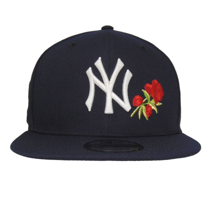 New York Yankees Custom 9FIFTY New Era Cap WS99 Navy Floral