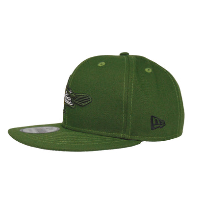Baltimore Orioles Custom 9FIFTY New Era Snapback Cap  30th rifle green green Back View