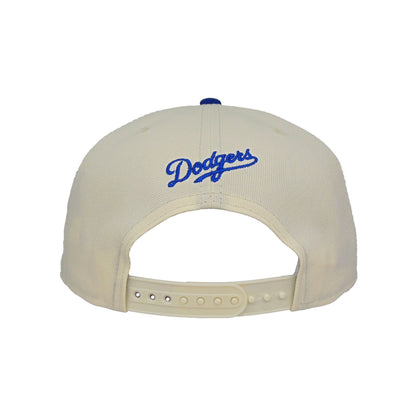 Los Angeles Dodgers Custom 9FIFTY New Era Snap Back Chrome Star chrome
blue Back View