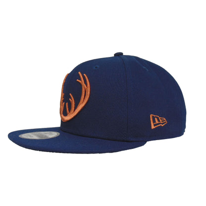 Milwaukee Bucks Custom New Era 9FIFTY Snapback Cap Oceanside Blue blue Side View