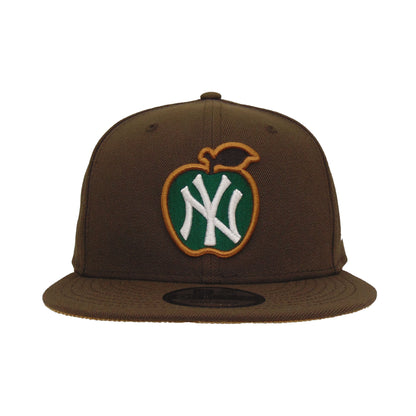 New York Yankees 9FIFTY New Era Cap Apple Brown brown Front View