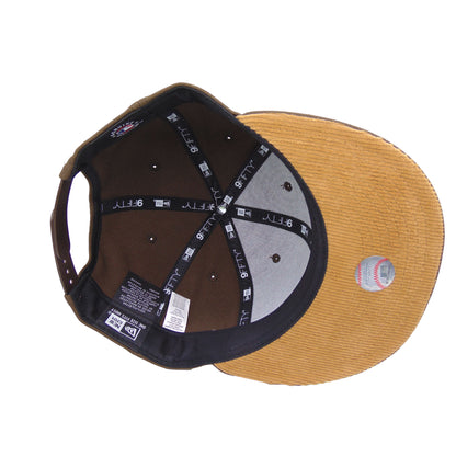 New York Yankees 9FIFTY New Era Cap Apple Brown brown Undervisor View
