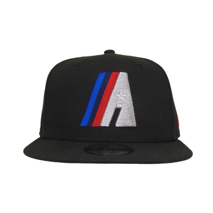 Houston Astros Custom New Era 9FIFTY Snapback Cap black black Front View