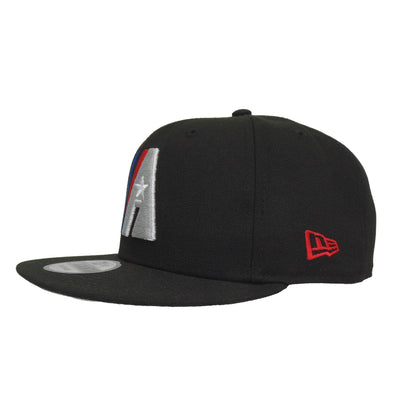 Houston Astros Custom New Era 9FIFTY Snapback Cap black black Side View