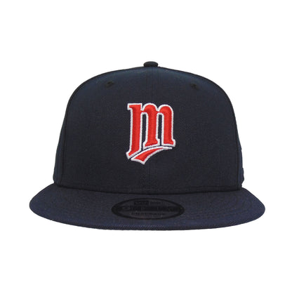 Minnesota Twins Custom 9FIFTY New Era Cap Navy small Logo navy Front View