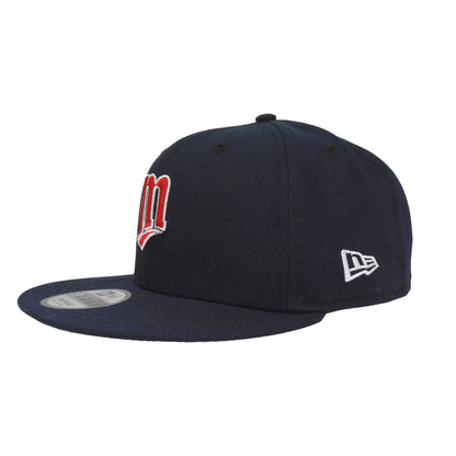 Minnesota Twins Custom 9FIFTY New Era Cap Navy small Logo navy Side View