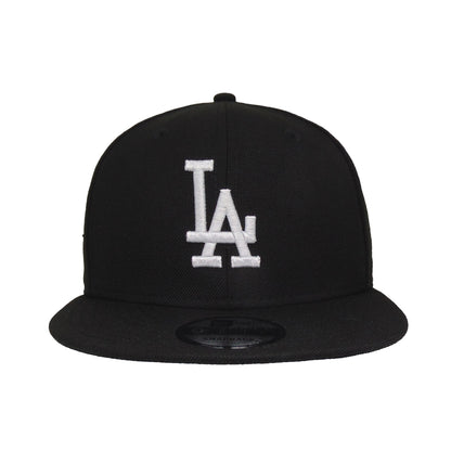Los Angeles Dodgers Custom 9FIFTY New Era Snap Back BLK wool black Front View