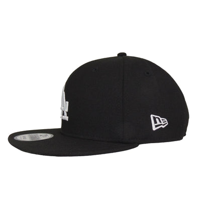Los Angeles Dodgers Custom 9FIFTY New Era Snap Back BLK wool black Side View