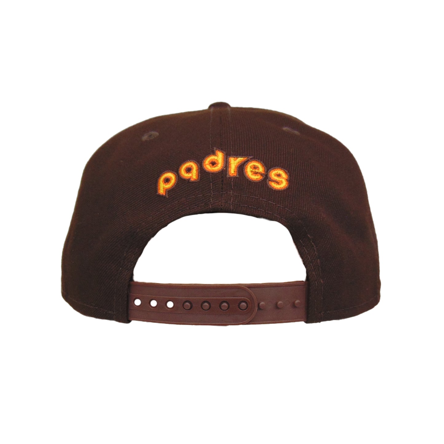 San Diego Padres Custom New Era 9fifty Snapback Cap Burnt Wood Chainstitch