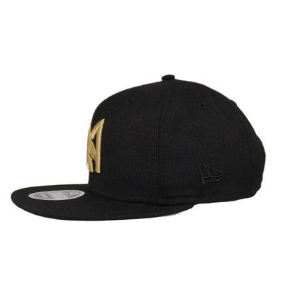 Los Angeles FC New Era 9FIFTY Snap back Cap black black Side View