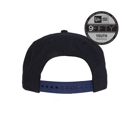 YOUTH Gwinnett Stripers Jf Custom 9FIFTY New Era Cap Fish navy Back View