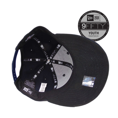 YOUTH Gwinnett Stripers Jf Custom 9FIFTY New Era Cap Fish navy Undervisor View