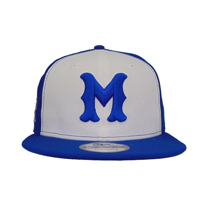 Montreal Royals Custom 9FIFTY New Era Snapback Cap royal white blue
white Front View
