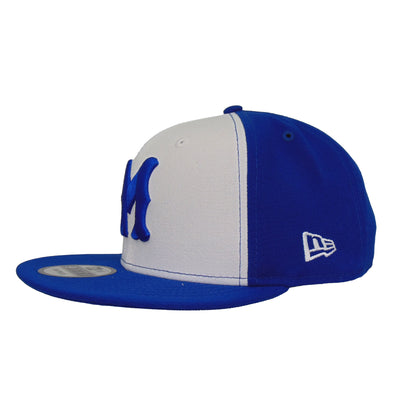 Montreal Royals Custom 9FIFTY New Era Snapback Cap royal white blue
white Back View