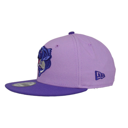 Gwinnett Stripers Custom 9FIFTY New Era Snapback Cap lavender purple
light purple Side View