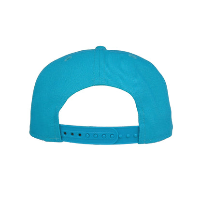 Charlotte Hornets 9FIFTY New Era Snapback Cap Teal teal Undervisor View