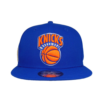 New York Knicks 9FIFTY New Era Snapback Cap Royal blue Front View