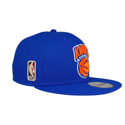 New York Knicks 9FIFTY New Era Snapback Cap Royal blue Side View