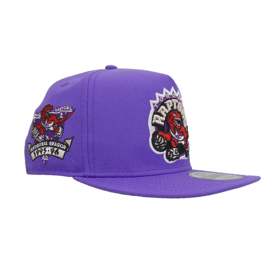 Toronto Raptors 9FIFTY A-Frame New Era Snapback Cap Purple