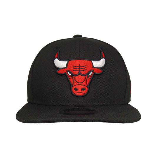 Chicago Bulls Custom New Era 9FIFTY Snapback Cap Black