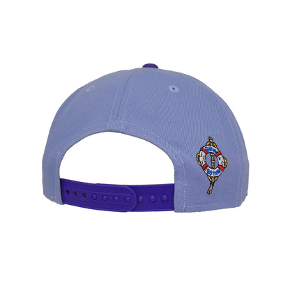 Sponge Bob Custom New Era Snapback 9FIFTY Cap Lavender Purple purple
light purple Back View