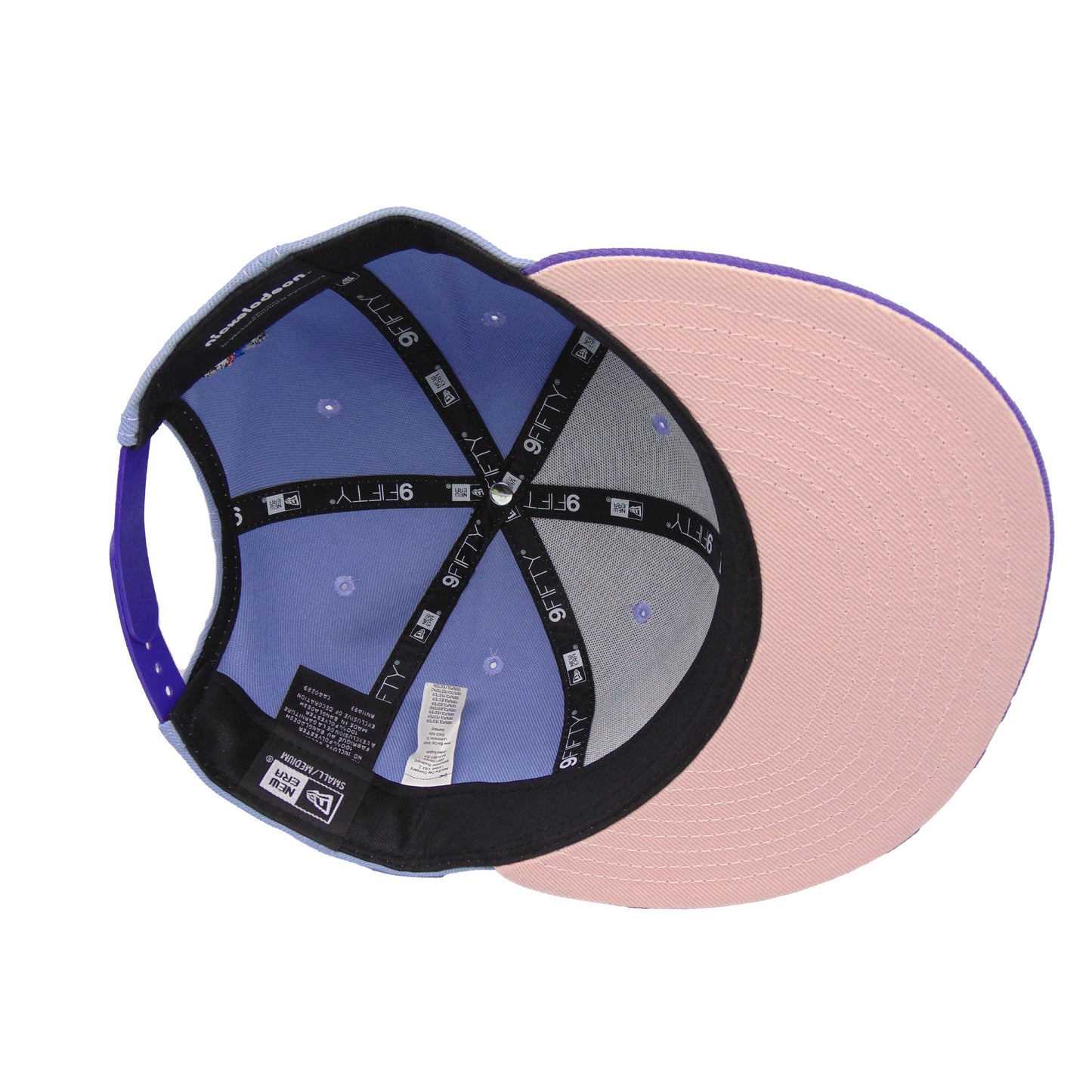 Sponge Bob Custom New Era Snapback 9FIFTY Cap Lavender Purple