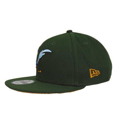 Looney Tunes Custom New Era 9FIFTY Snapback Cap Roadrunner DSW dark green Side View