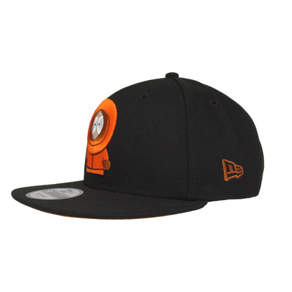 SOUTH PARK Kenny Custom New Era 9FIFTY Snapback cap Black black 
burnt orange Side View