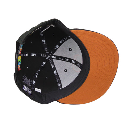 SOUTH PARK Kenny Custom New Era 9FIFTY Snapback cap Black black 
burnt orange Undervisor View