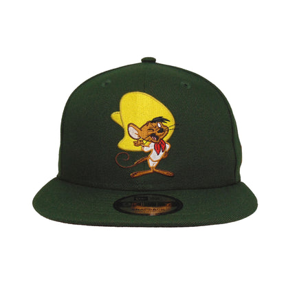 Looney Tunes Speedy Gonzales New Era 9FIFTY Cap seaweed dark green Front View