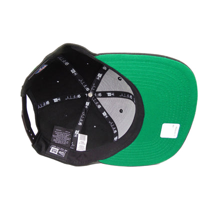 New York Jets Jf Custom New Era 9Fifty Snapback Cap Black black Undervisor View