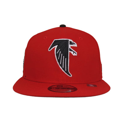 Atlanta Falcons Custom New Era 9FIFTY Snapback Cap Red `66 red Front View