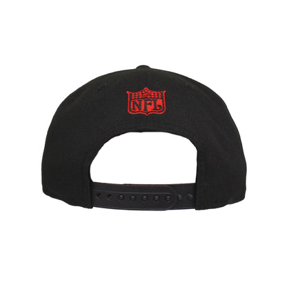 Atlanta Falcons Custom New Era 9FIFTY Snapback Cap BRED black Back View