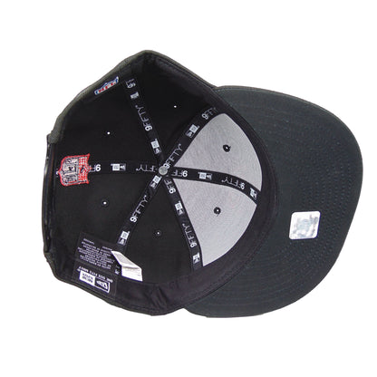 Atlanta Falcons Custom New Era 9FIFTY Snapback Cap BRED black Undervisor View