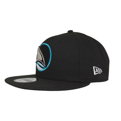 San Jose Sharks New Era 9FIFTY Snapback Cap black black Side View